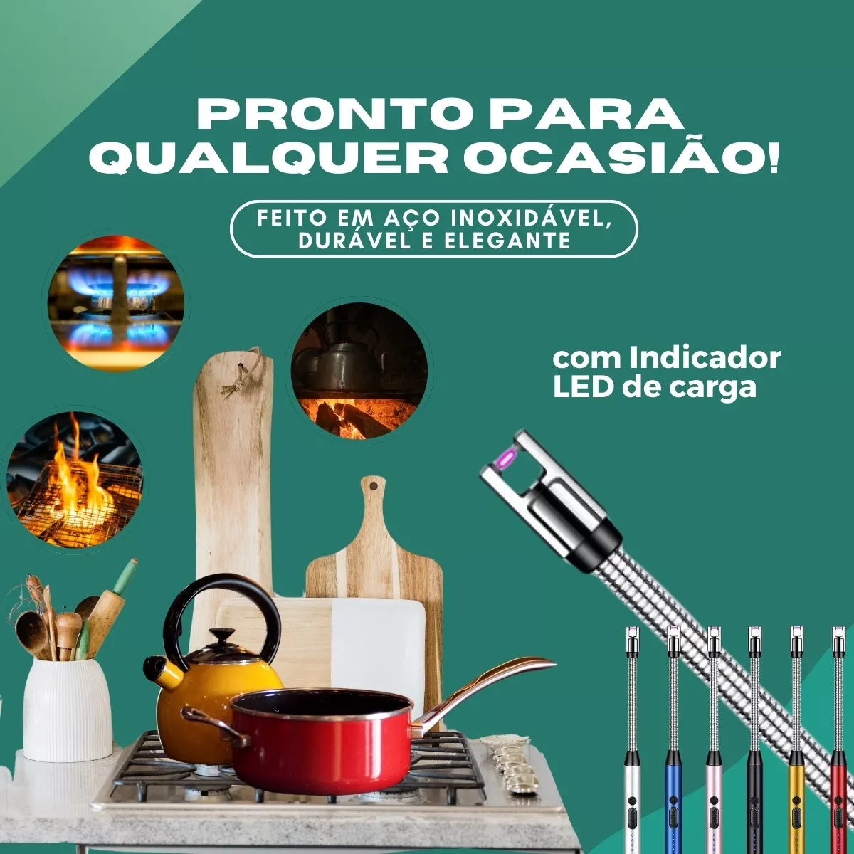Acendedor Elétrico Definitivo - Recarregável - Image 18