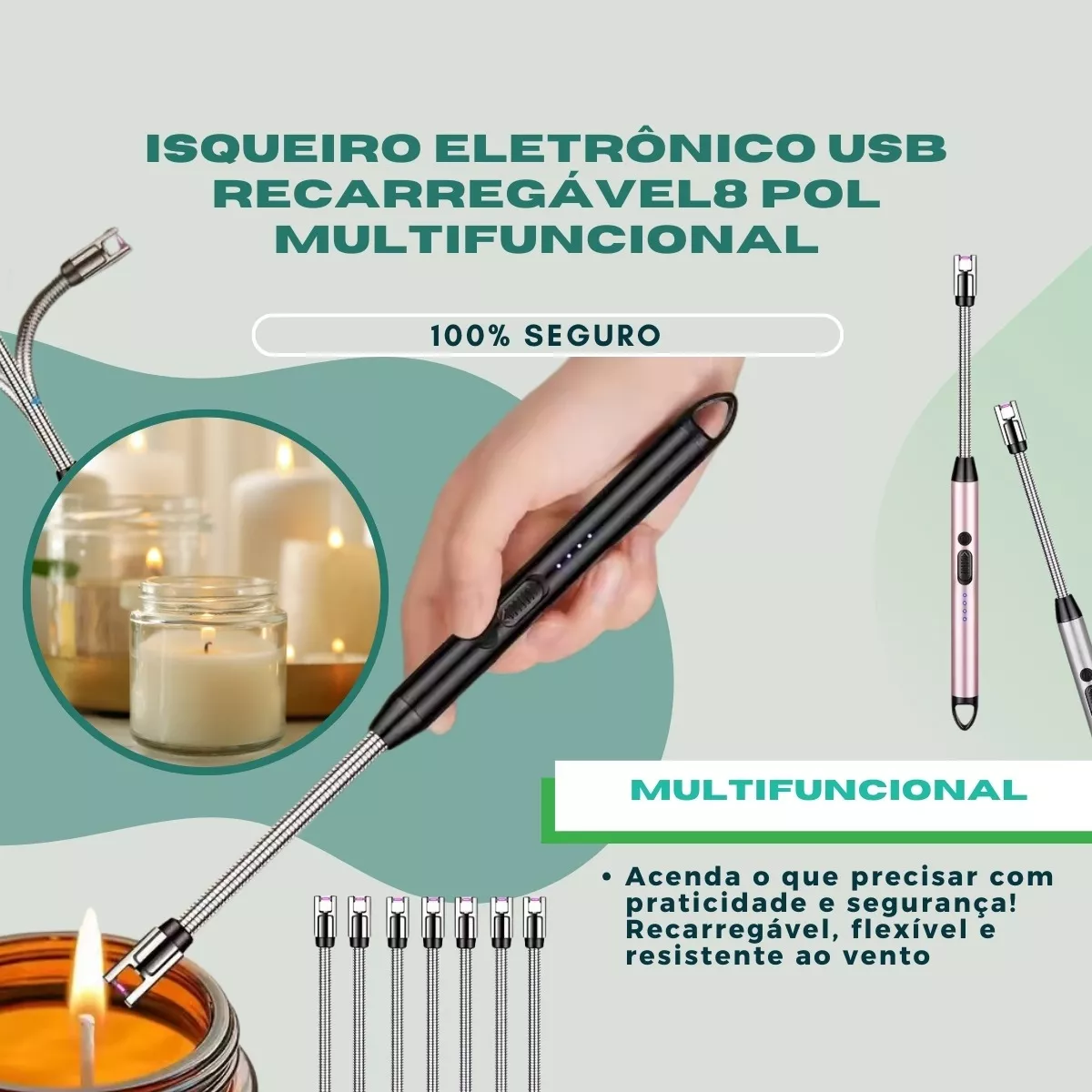 Acendedor Elétrico Definitivo - Recarregável - Image 19