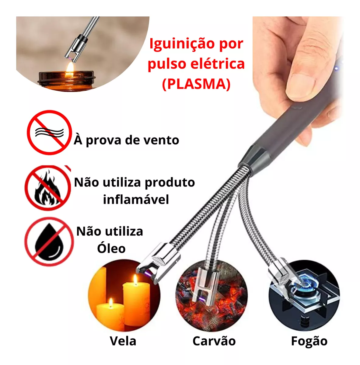 Acendedor Elétrico Definitivo - Recarregável - Image 22