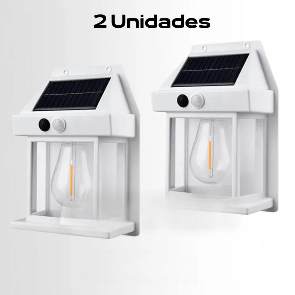 Arandela De Parede Externa Refletor Solar A Prova De Água Com Sensor - Image 12