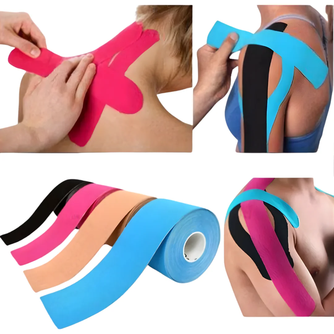 ARGUSTAPE Fita Bandagem Elástica Ortopédica 5Mx5cm- Alivia a Dor e Lesão Atleta ou Fisioterapia - Image 2