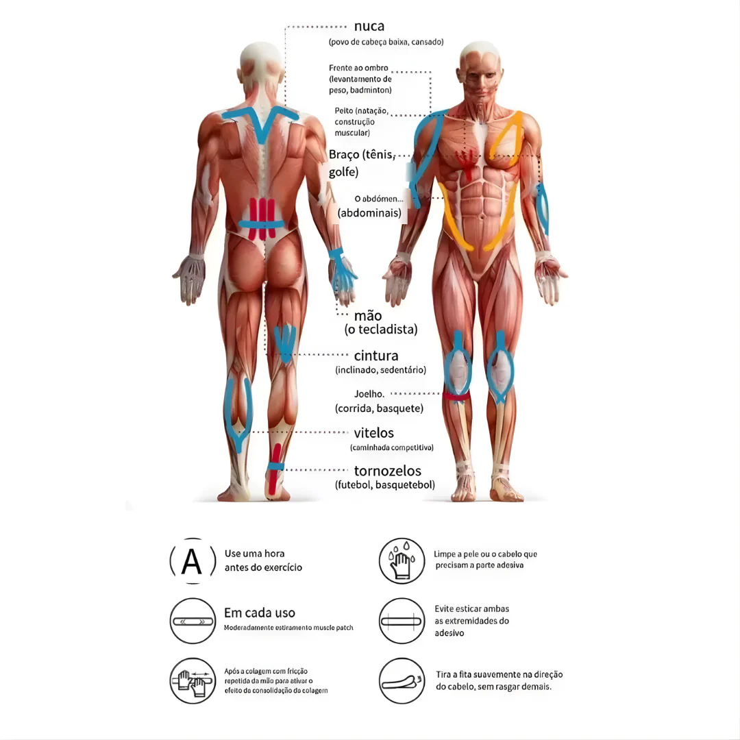 ARGUSTAPE Fita Bandagem Elástica Ortopédica 5Mx5cm- Alivia a Dor e Lesão Atleta ou Fisioterapia - Image 5