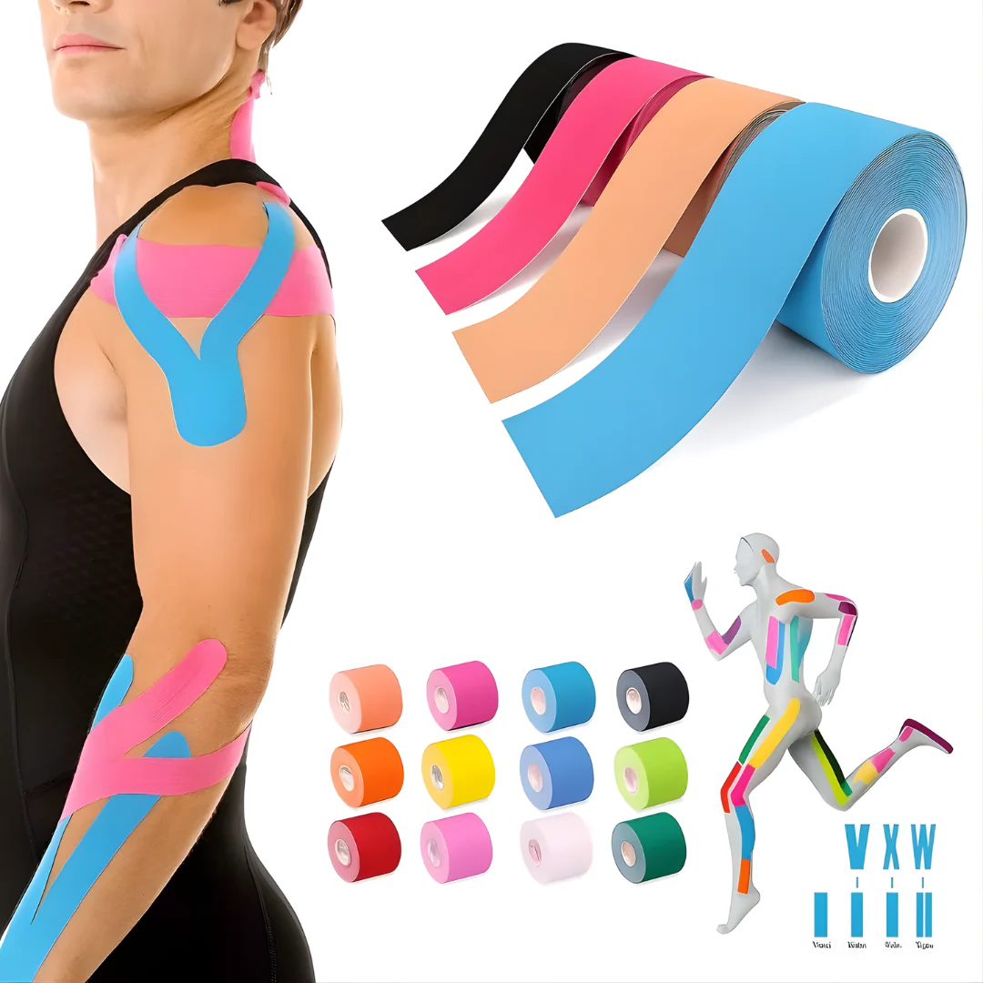 ARGUSTAPE Fita Bandagem Elástica Ortopédica 5Mx5cm- Alivia a Dor e Lesão Atleta ou Fisioterapia - Image 6