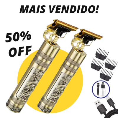 Barbeador Elétrico Profissional Golden Dragon - Faça a Barba em Poucos Segundos - Image 10