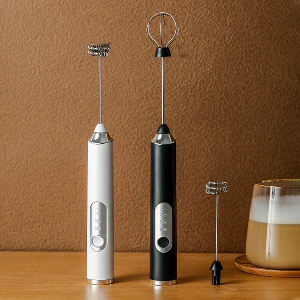 Batedor Misturador Mixer Elétrico para Bebidas Leite Café Portátil - Image 3