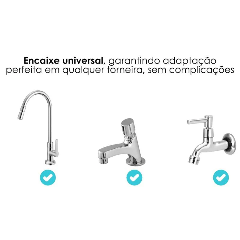 Bico de Torneira Universal 360º com 3 Modos de Água - Image 6