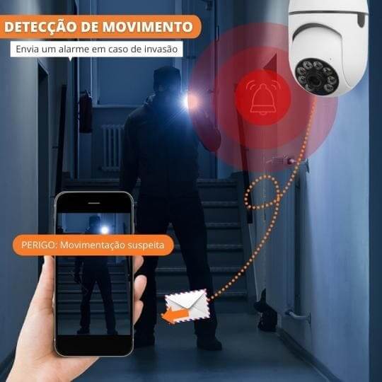 Câmera de Segurança Full HD Wi-Fi Inteligente 360 - Image 2