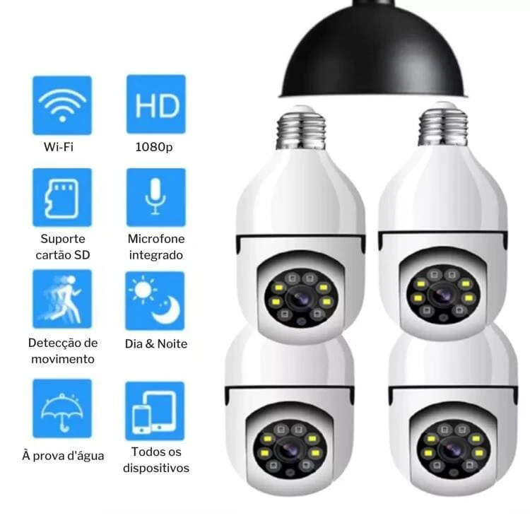 Câmera de Segurança Full HD Wi-Fi Inteligente 360 - Image 8