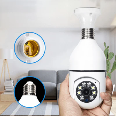 Câmera Spy 360º Segurança Full HD Inteligente Com Conexão WI-FI - Image 3
