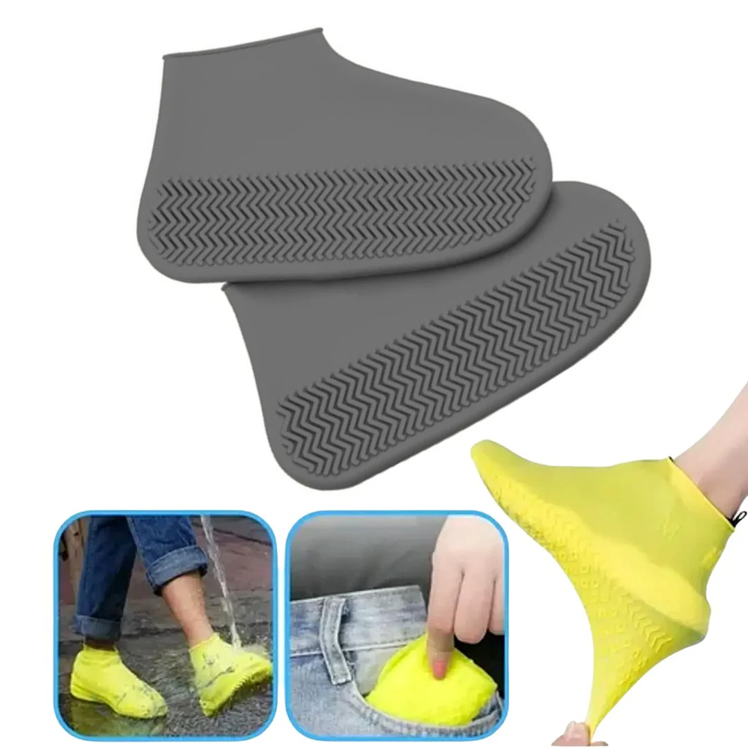 Capa de Calçados Impermeável De Silicone Protetor De Chuva Elástico COMPRE 1 LEVE 2 Pares - Image 10