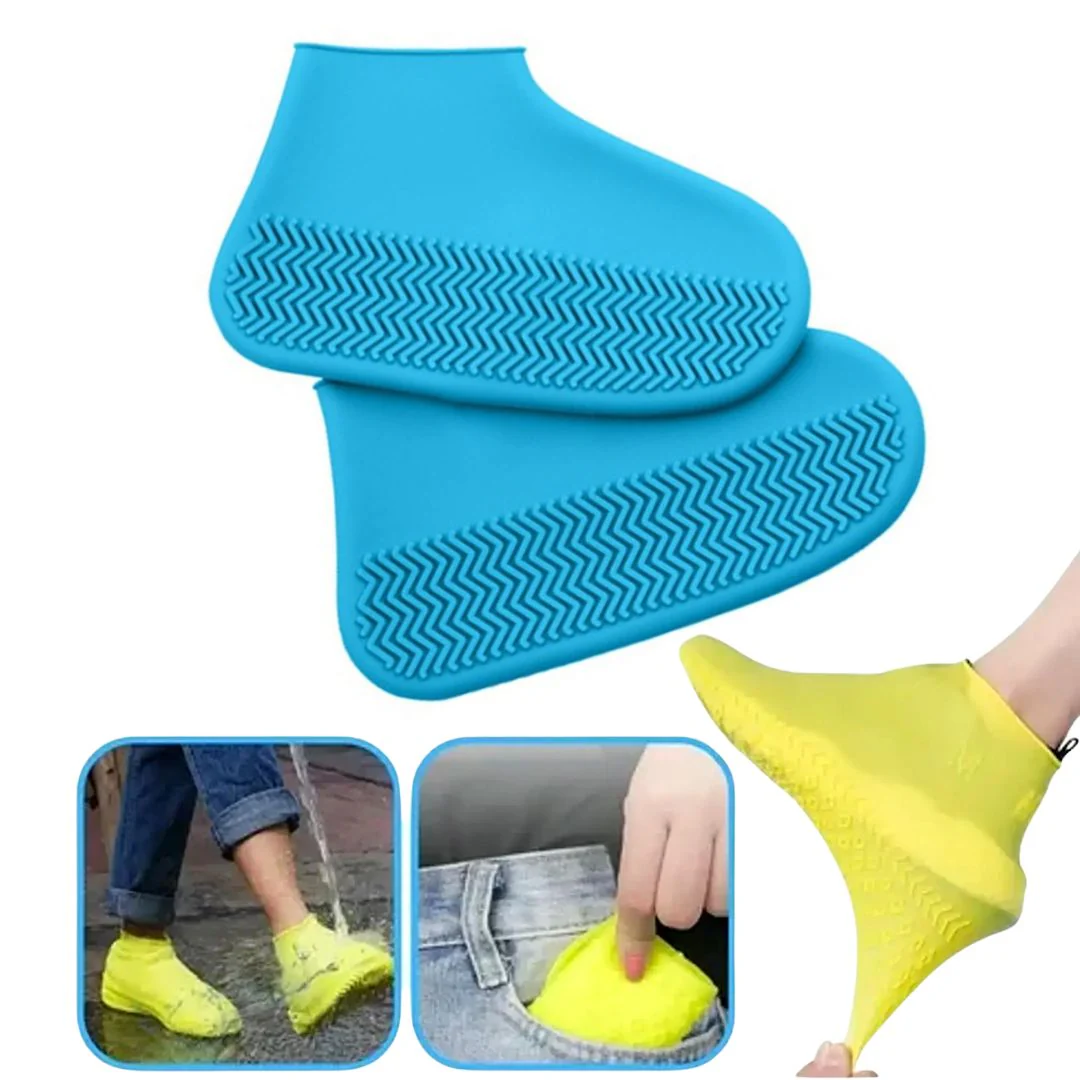 Capa de Calçados Impermeável De Silicone Protetor De Chuva Elástico COMPRE 1 LEVE 2 Pares - Image 11