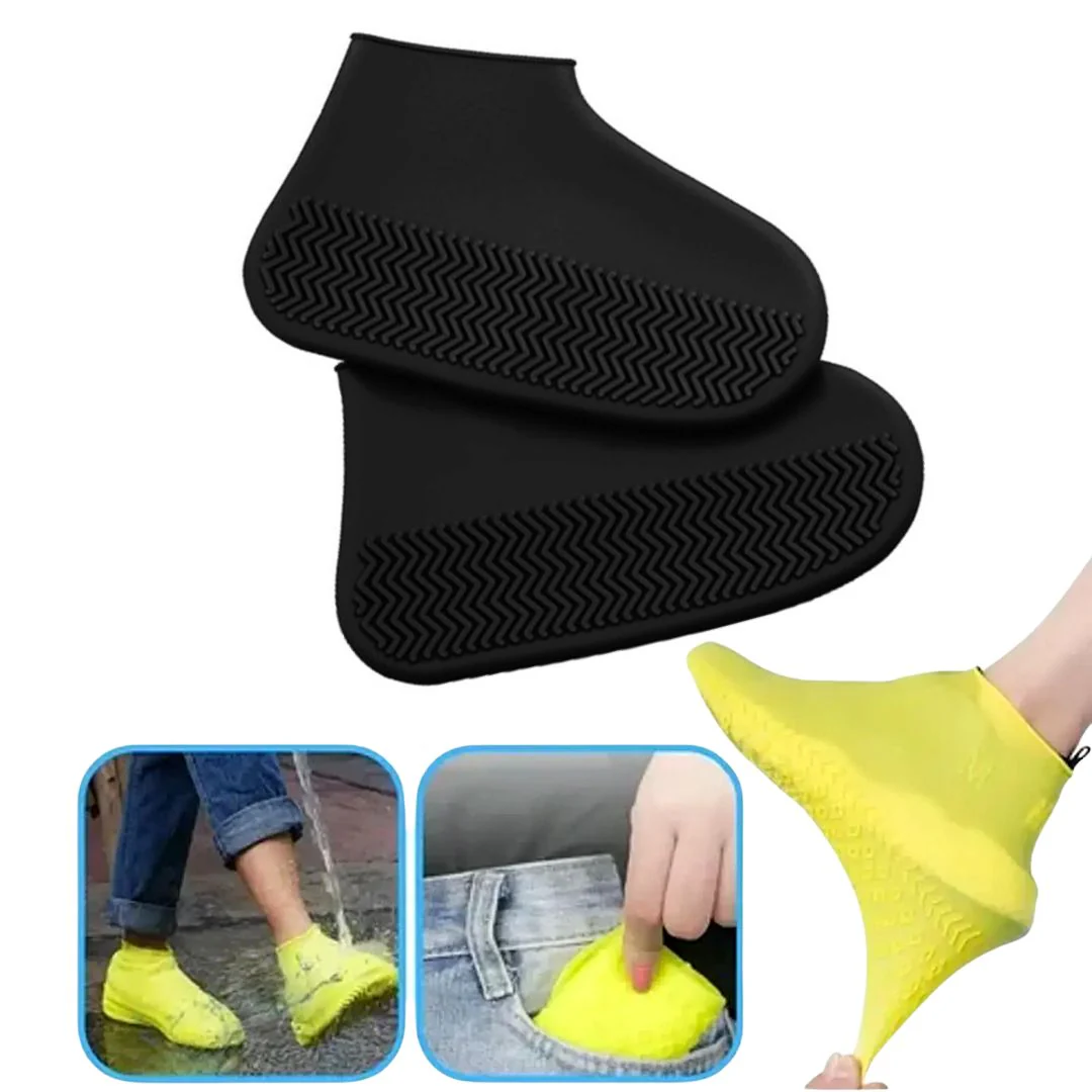Capa de Calçados Impermeável De Silicone Protetor De Chuva Elástico COMPRE 1 LEVE 2 Pares - Image 12