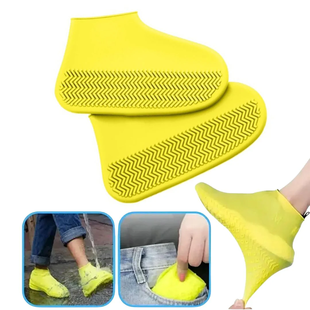 Capa de Calçados Impermeável De Silicone Protetor De Chuva Elástico COMPRE 1 LEVE 2 Pares - Image 13