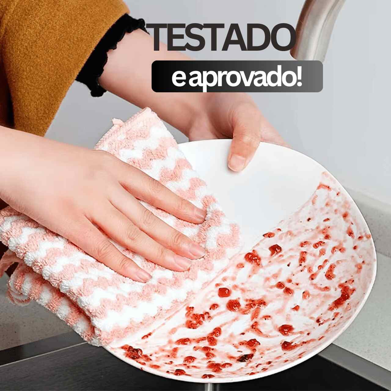 Panos Mágicos® - Limpeza Perfeita Premium Chef Atoalhado - Promoção Especial 🏆 Tamanho 25CMx25CM - Image 8