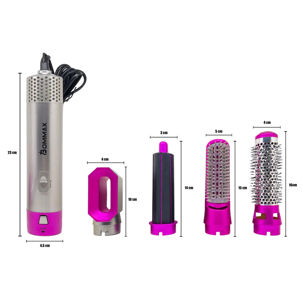 Dany Hair Pro Styler - 5 em 1: Seca, Alisa, Baby liss, Volume e Escova! - Image 4