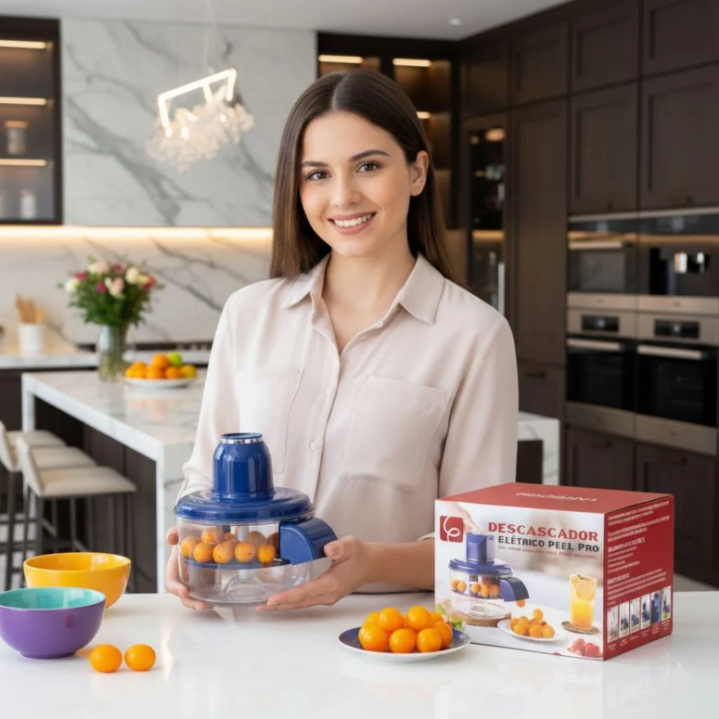 PELL PRO Descascador Elétrico — Uvas, Tomates e Alho prontos em segundos sem bagunça