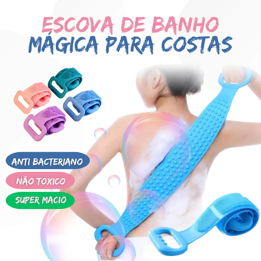 Escova de Banho Mágica para Costas - Esfolia Massageia e Relaxa - Image 9