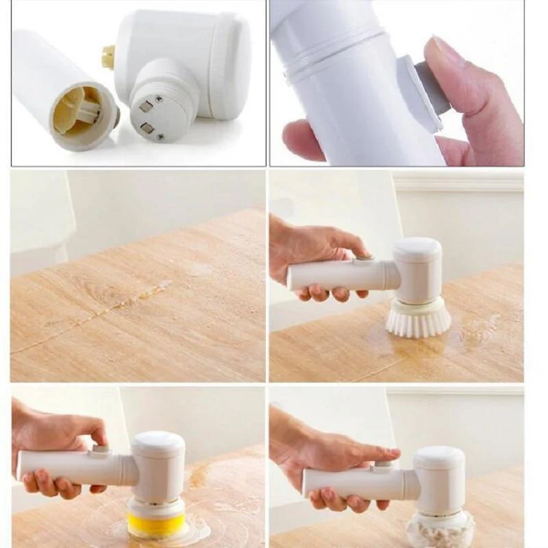 Escova Elétrica para Limpeza de Banheiro Cozinha - Image 5