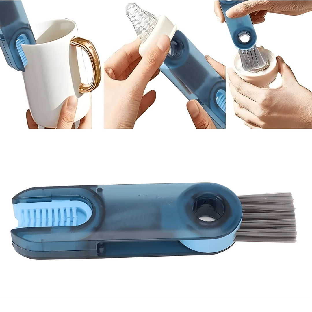 Escova TotalClean™ – 3 Funções em 1 Limpeza Profunda Garrafas Copos Tampas Cantos difíceis Compre 1 Leve 2 - Image 3