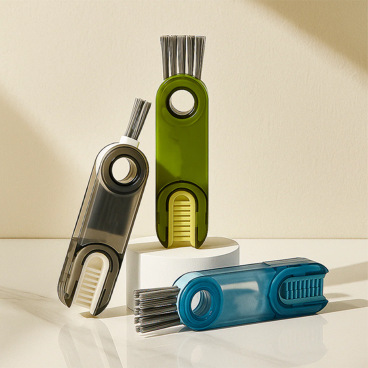 Escova TotalClean™ – 3 Funções em 1 Limpeza Profunda Garrafas Copos Tampas Cantos difíceis Compre 1 Leve 2 - Image 7