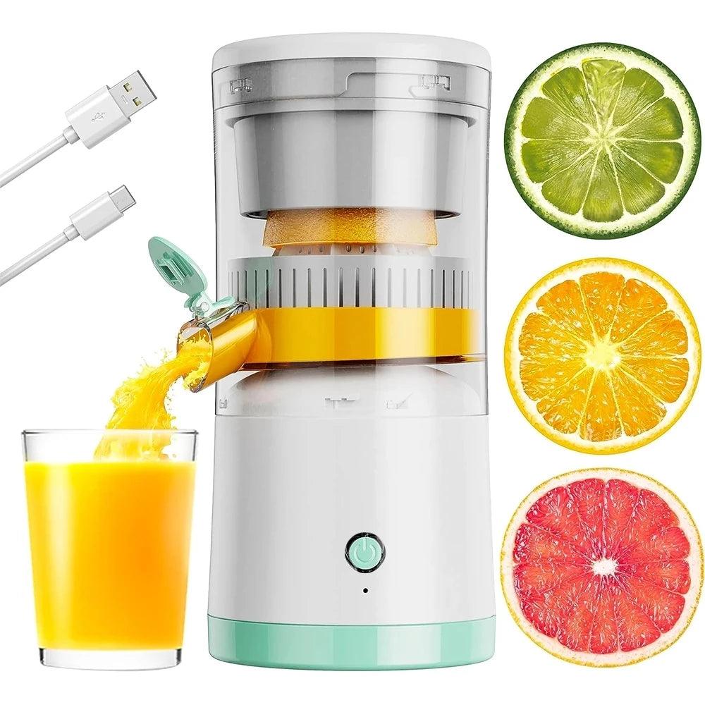 Espremedor de Frutas Portátil – Compacto, Sem Fio e Lâminas Duplas para Extração Eficiente