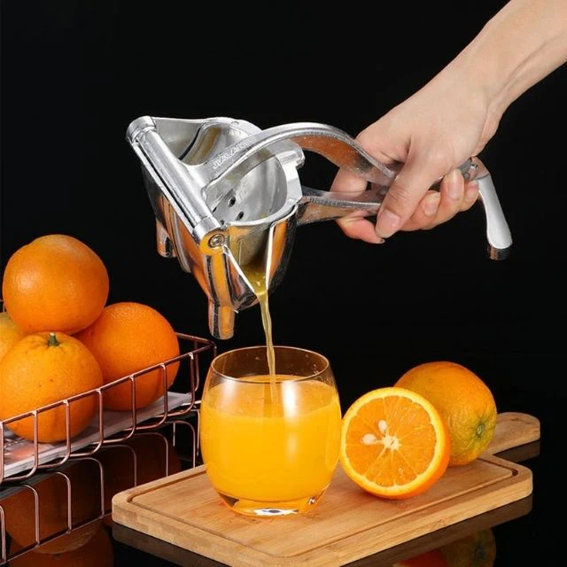 Espremedor Manual de Frutas Alumínio - Suco Natural sem Esforço - Image 2