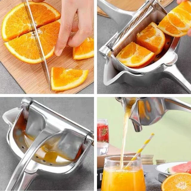 Espremedor Manual de Frutas Alumínio - Suco Natural sem Esforço - Image 3