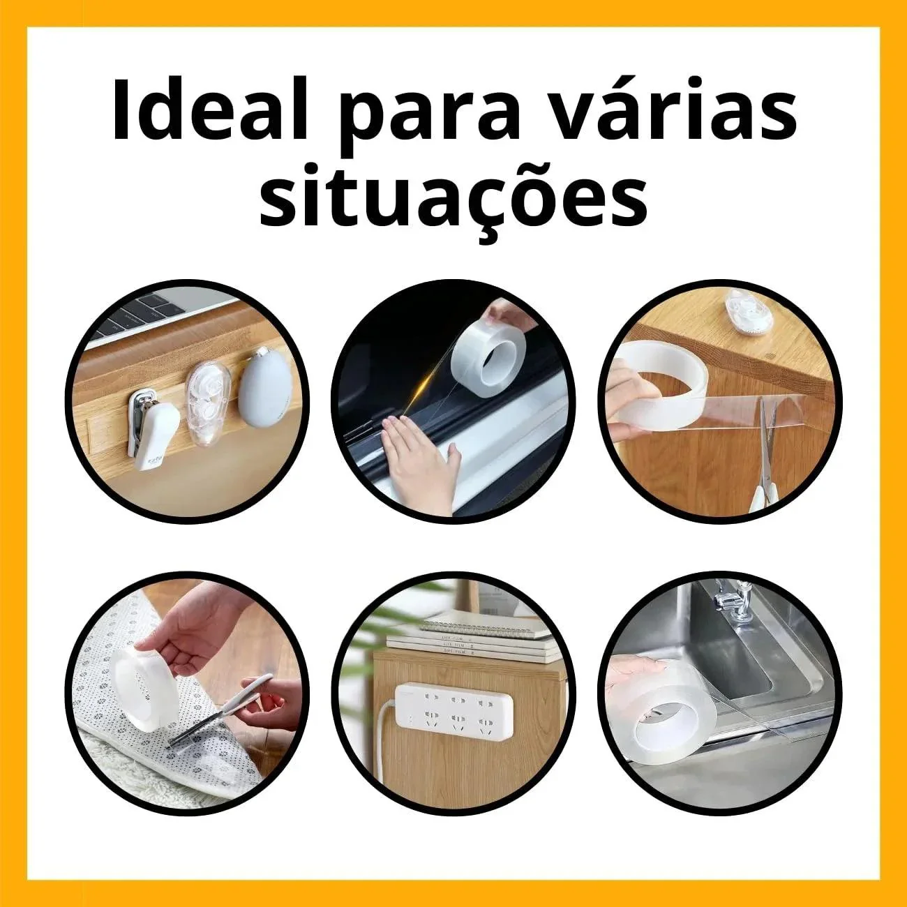 Fita Dupla Face 3M - Adesivos Transparentes Resistentes - Image 3
