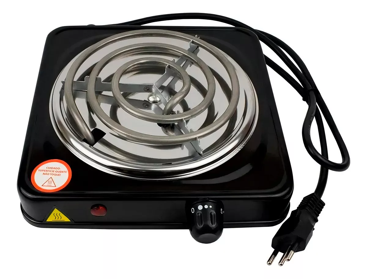 Fogareiro Elétrico Portátil Camping 1 Boca 127v Titanium - Image 3