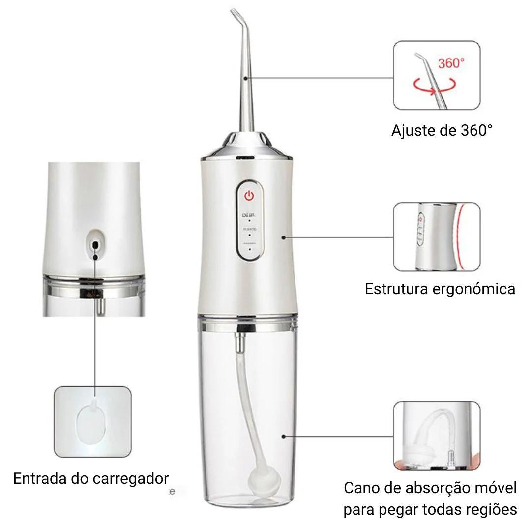 Irrigador Bucal + Kit de Acessórios Grátis! - Image 4