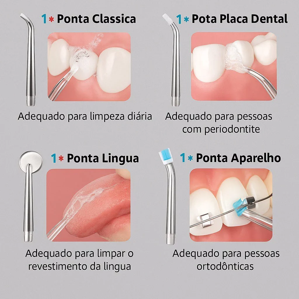 Irrigador Oral Recarregável - CleanJet - Revitalize seu sorriso com o poder da limpeza completa e eficaz! - Image 6