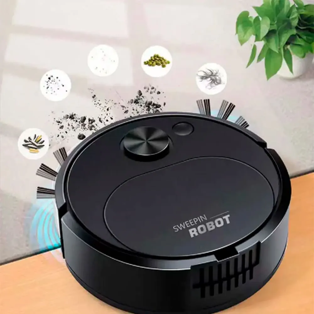 Mini Robô Aspirador de Pó 3 em 1 Bivolt - Impecável e Sem Esforço - Image 3