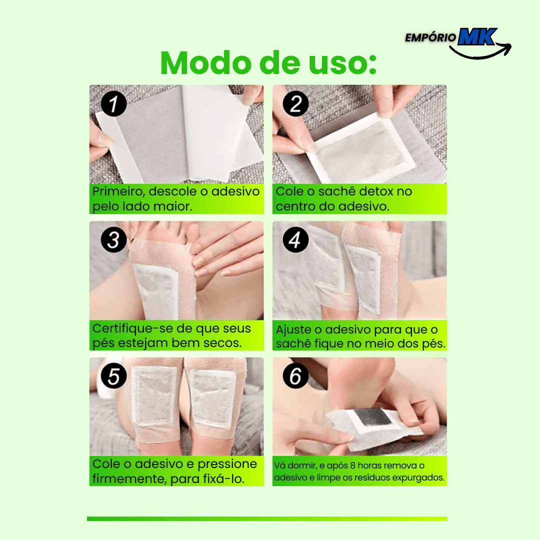 Kit Adesivo Detox - Elimina Dores, Inchaços e Desintoxica - 100% Natural - Image 11