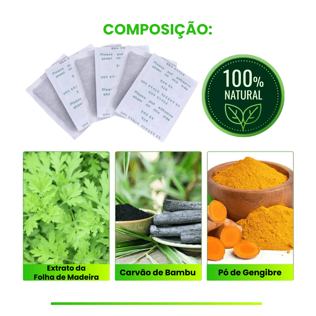 Kit Adesivo Detox - Elimina Dores, Inchaços e Desintoxica - 100% Natural - Image 9