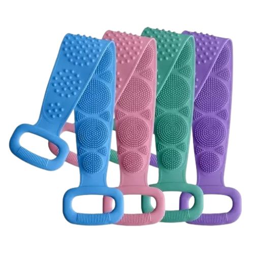 Kit com 4 Escovas de Banho em Silicone Limpeza Esfoliação e Relaxamento - Image 6