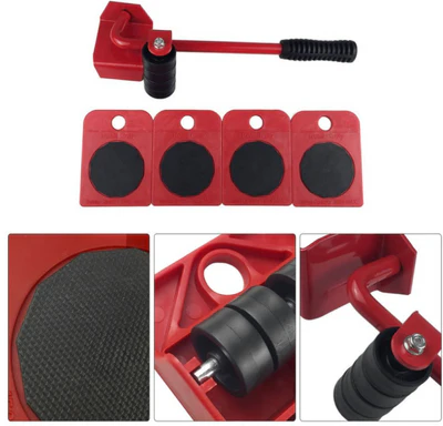 Kit Mover Móveis Pesados Levantador + 4 Rodinhas Faxina Mais Fácil - Image 4