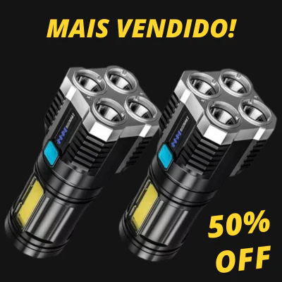 Lanterna Profissional Super Potente 4 em 1 A Prova D'água FRETE GRÁTIS [EM PROMOÇÃO] - Image 6