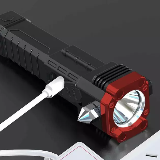 Lanterna Tática 4 em 1 com Powerbank Integrado - Image 6