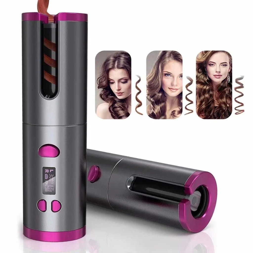 Modelador de Cabelo Automático Sem Fio com Bateria Recarregável - Image 3