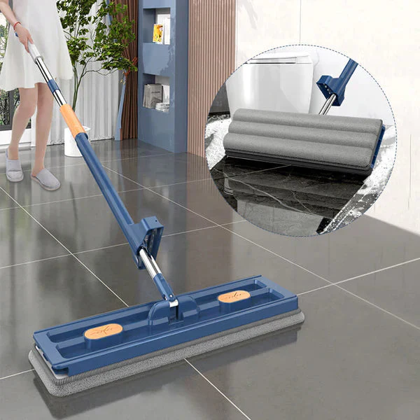 Mop de Limpeza Giratório 360° com Panos de Microfibra - UltraSlim - Image 2