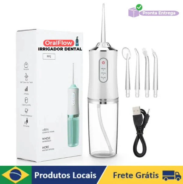 OralFlow + Kit de Acessórios Grátis! Revitalize seu sorriso com o poder da limpeza completa e eficaz! - Image 2