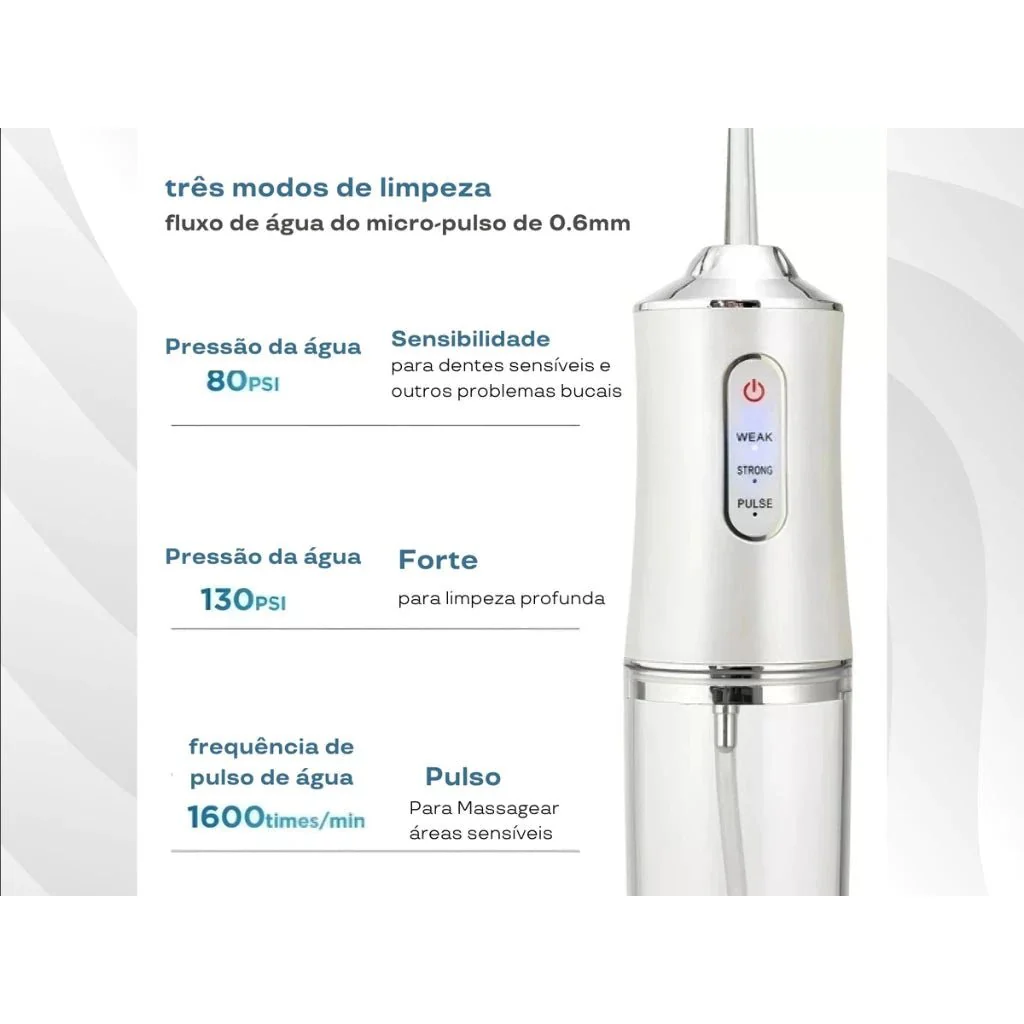 OralFlow + Kit de Acessórios Grátis! Revitalize seu sorriso com o poder da limpeza completa e eficaz! - Image 5