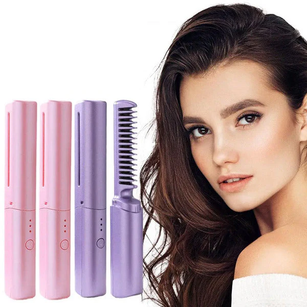 Pente Alisador de Cabelo 5 em 1 Sem Fio InfiniteGlam - Image 9