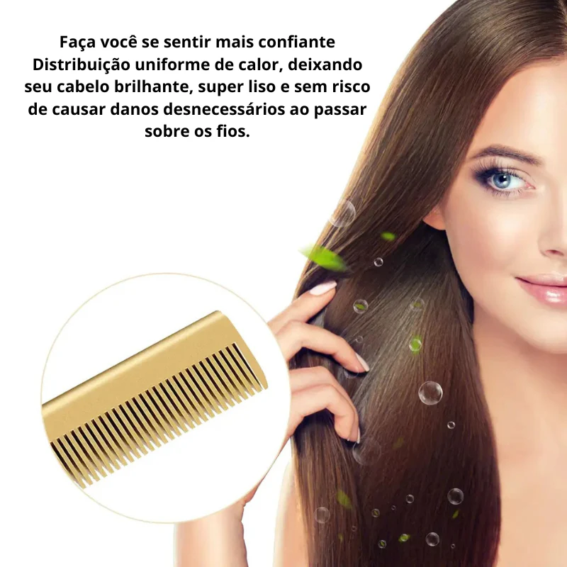 Pente Alisador Elétrico de Titânio - Belle Argus - Image 2