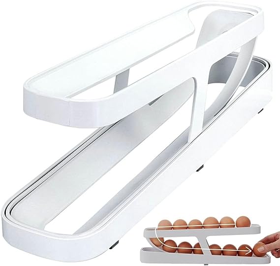 Porta Ovos Geladeira Dispenser Organizador de Ovos Rolante - RollDown - Image 7