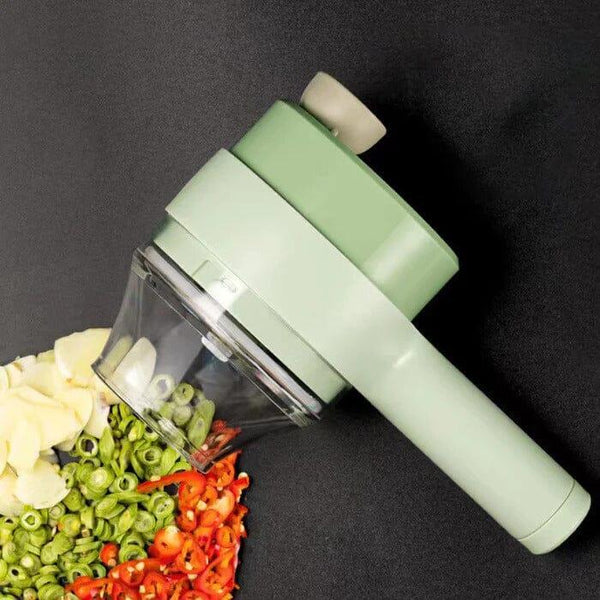 Processador Triturador Cortador Elétrico Multifuncional 3 Em 1 - EBMIX - Para Vegetais Legumes Carnes Alho Aço Inoxidável - Image 6
