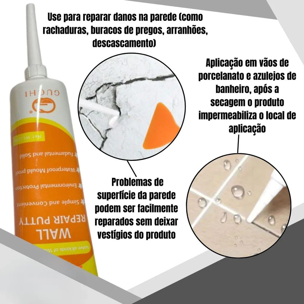 Reparador De Parede Branca Multifuncional - WALLREPAIR - Image 2