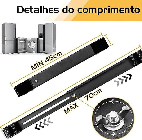 Suporte para moveis - ErgoMove - Mova Geladeira Fogão Freezer Máquina Sem Esforço ou Perigo - Image 9